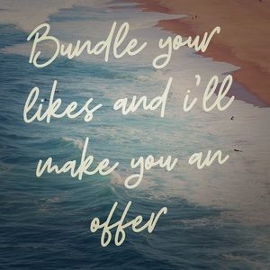 If you like more than one item ......